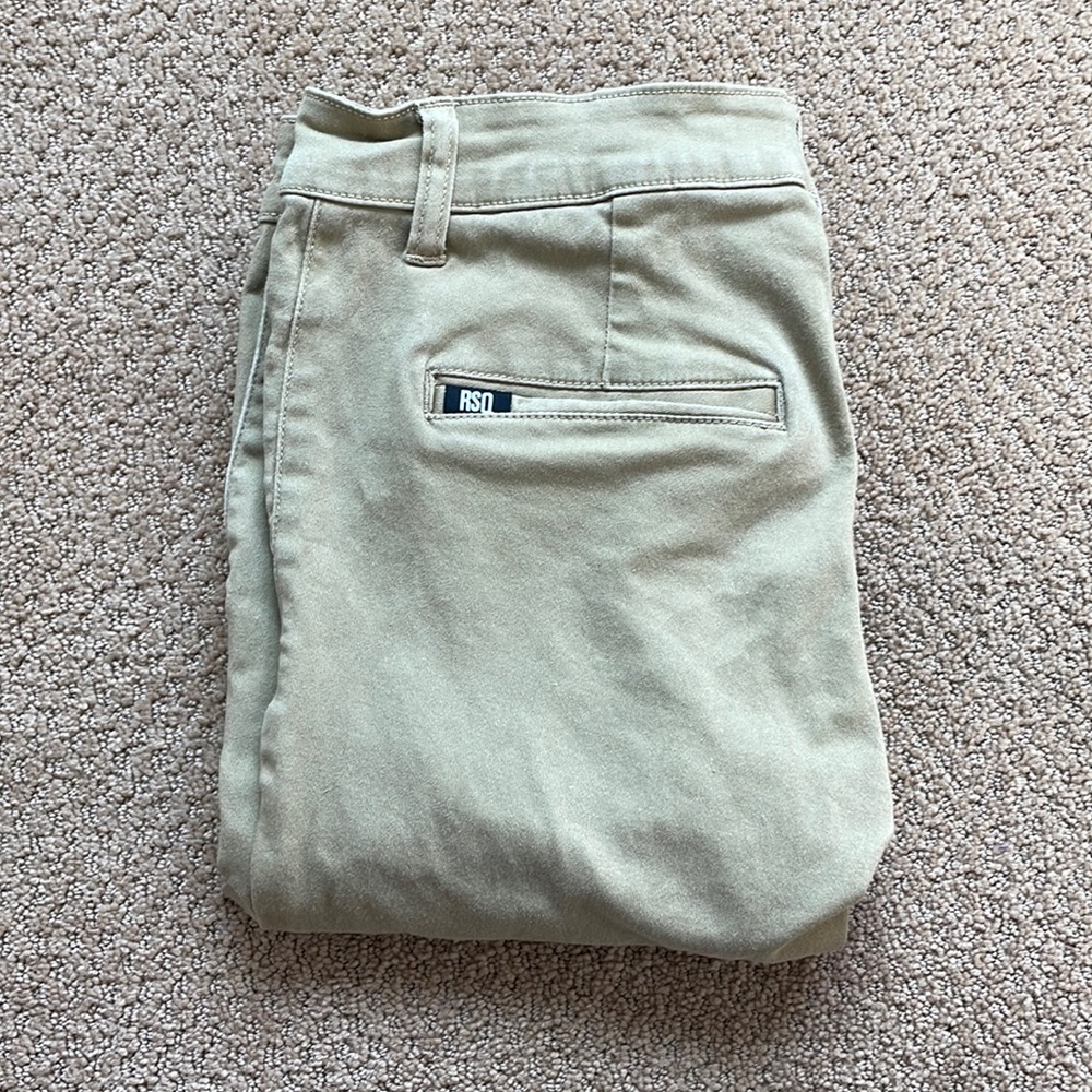 RSQ Chino tan pants, London skinny size 28x30